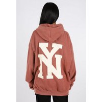 Worldclassca Hoodie Worldclassca Oversized NEW YORK Hoodie Print Kapuzenpullover Washed von Worldclassca