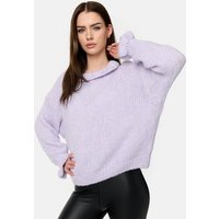 Worldclassca Strickpullover Worldclassca Oversize Damen Strickpullover Oberteil Rüschen Pullover von Worldclassca