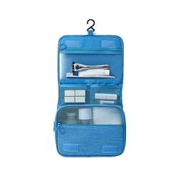 Worparsen Make-up-Beutel tragbare Badezimmertoilettenartikel organisieren Handtasche staubdesteuelbar Himmelblau von Worparsen