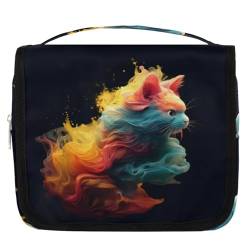 Kulturbeutel für Damen, Herren, Kinder, Mädchen, Jungen, Kosmetiktasche, zum Aufhängen, Kulturbeutel, Kulturbeutel, Organizer, Duschtasche, farbe, 4.5 L, Taschen-Organizer von WowPrint