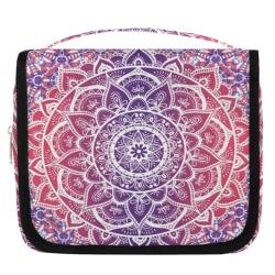 Kulturbeutel mit ethnischem Mandala-Paisleymuster, für Damen, Herren, Kinder, Mädchen, Jungen, Make-up-Kosmetiktasche, hängende Kulturbeutel, Kulturbeutel, Organizer, Duschtasche, farbe, 4.5 L, von WowPrint