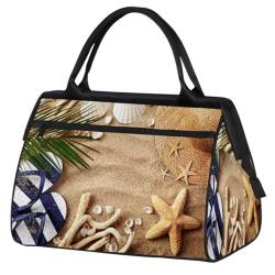 Reisetasche für Sommer, Strand, Seestern, für Damen, Herren, Kinder, Mädchen, Seestern, Wochenende, Übernachtungstaschen, 24 l, Reisetasche für Sport, Fitnessstudio, Yoga, farbe, (24L) UK, von WowPrint