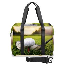 Sport-Golf-Reisetasche für Damen und Herren, Golfball, Wochenende, Übernachtungstaschen, 32 l, große Reisetasche für Sport, Fitnessstudio, Yoga, farbe, 32 L, Taschen-Organizer von WowPrint