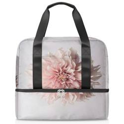 Spring Flower Floral Sports Duffle Bag for Women Men Boys Kirls Weekend Overnight Bags Wet Separated 21L Tote Bag for Travel Gym Yoga, farbe, 21L, Taschen-Organizer von WowPrint