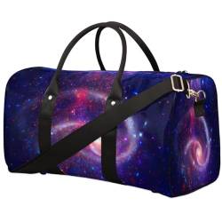 Universe Stars Galaxies Reisetasche für Damen, Herren, Mädchen, Jungen, Universum, Wochenende, Übernachtungstasche, 22,7 l, Tragetasche, Kabinengepäcktasche für Sport, Fitnessstudio, Yoga, farbe, 22.7 von WowPrint