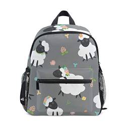 WowPrint Kinder-Rucksack mit niedlichem Tier-Schaf für Kleinkinder, Mädchen und Jungen von WowPrint