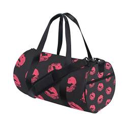 WowPrint Sport-Turnbeutel mit Küssen und Lippen, wasserdichte Handtasche, Yoga-Tasche, Schultertasche, Wochenendtasche, Reisetasche, Reisetasche, für Erwachsene, Herren, Damen, Unisex von WowPrint