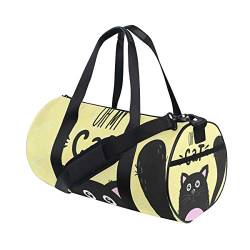 WowPrint Sporttasche, Cartoon-Tier, Katze, wasserdicht, Handtasche, Yoga-Tasche, Schultertasche, Wochenendtasche, Reisetasche, Reisetasche für Erwachsene, Männer, Frauen, Unisex, mehrfarbig, von WowPrint