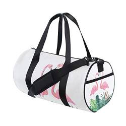 WowPrint Sporttasche, Tier, Flamingo, wasserdicht, Handtasche, Yoga-Tasche, Schultertasche, Wochenendtasche, Reisetasche, Reisetasche für Erwachsene, Männer, Frauen, Unisex, mehrfarbig, Einheitsgröße von WowPrint