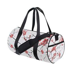 WowPrint Sporttasche, japanische Kirschblüte, wasserdichte Handtasche, Yoga-Tasche, Schultertasche, Wochenendtasche, Reisetasche, Reisetasche für Erwachsene, Männer, Frauen, Unisex, mehrfarbig, von WowPrint