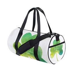 WowPrint Sporttasche Kleeblatt Happy Saint Patrick's Day, wasserdichte Handtasche, Yoga-Tasche, Schultertasche, Wochenendtasche, Reisetasche, Reisetasche für Erwachsene, Männer, Frauen, Unisex, von WowPrint