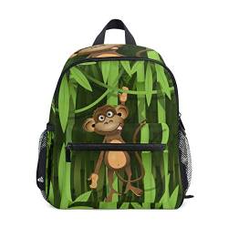 WowPrint Süßer Affe Kinder Rucksack Kindergarten Vorschule Tasche für Kleinkind Mädchen Jungen, mehrfarbig, Einheitsgröße von WowPrint