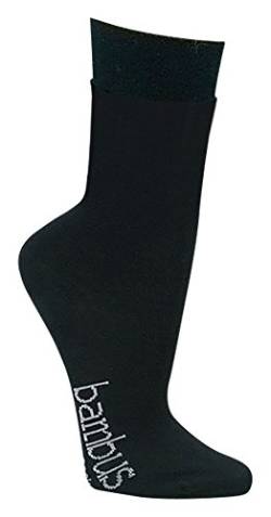 Bambus Socken (Viskose aus Bambuszellstoff) für Ihn (12 Paar) (Schwarz, 43-46) von Wowerat