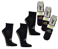 Wowerat 2-6 Paar Sportsocken Sneaker mit ABS Socken Fit Sox Jump Socks Anti Rutsch (6, 39/42) von Wowerat