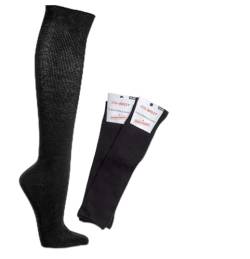 Wowerat 2 Paar Diabetikersocken KNIESTRÜMPE EXTRA-BREIT weit Diabetes Strümpfe (35/38) von Wowerat