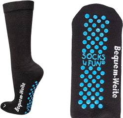 Wowerat 2 Paar Diabetikersocken mit ABS EXTRA-BREIT weit Diabetes Strümpfe (43/46) von Wowerat