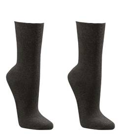 Wowerat Wellness-Socken mit Modal für Damen und Herren,schwarz - ohne Gummidruck - 3er-Bündel (schwarz, Gr.43-46) von Wowerat