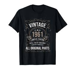 61 Geburtstag Vintage 1961 Original Teile Auto Enthusiast T-Shirt von Wowsome!