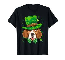 Beagle Leprechaun St Patricks Day Beagle Dog Boys Men T-Shirt von Wowsome!