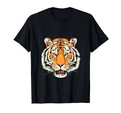 Bengal Tiger Shirt Tier Tiger Gesicht Zoo Tier Tiger Liebhaber T-Shirt von Wowsome!