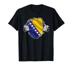 Bosnien Shirt Super Bosnien Flagge Bosnien und Herzegowina Wurzeln T-Shirt von Wowsome!