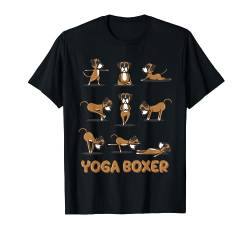 Boxer Yoga Shirt Boxer Yoga Pose Meditation T-Shirt von Wowsome!