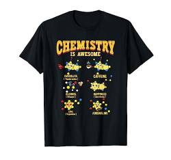 Chemistry Is Awesome Shirt Kawaii Chemical Atoms & Molecules T-Shirt von Wowsome!