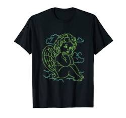 Cherubim Angel Cupid Cherub Line Art Angelic Valentinstag T-Shirt von Wowsome!