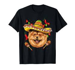 Cinco de Mayo Chow Chow Men Women Kids Sombrero T-Shirt von Wowsome!