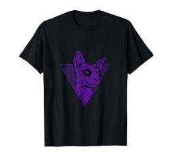 Death Metal Satanic Sphynx Cat Pastel Goth Sphynx Cat T-Shirt von Wowsome!