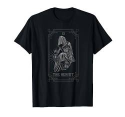 Einsiedler Tarotkarte Shirt Gothic Tarot Wahrsager Okkult T-Shirt von Wowsome!