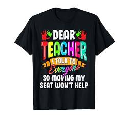 Lieber Lehrer Ich spreche mit allen Kindern Pre-k Zurück zur Schule T-Shirt von Wowsome!