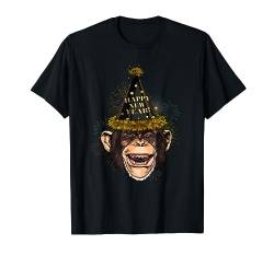 Monkey Happy New Year 2021 New Years Eve Party T-Shirt von Wowsome!