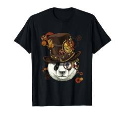 Steampunk Panda Steampunk Lovers Panda Bear T-Shirt von Wowsome!