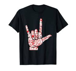 Liebe dich Anmelden ASL American Sign Language Funny ASL T-Shirt von Wowtastic!