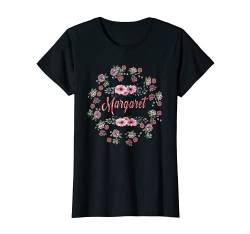 Margaret Name Floral T-Shirt von Wowtastic!