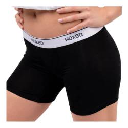 Woxer Baller Damen-Boxershorts, 12,7 cm, weich, scheuerfrei, keine Rollnaht, Schwarz, L von Woxer