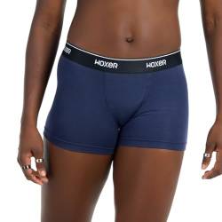 Woxer Damen-Boxershorts, 7,6 cm, weich, scheuerfrei, keine Roll-Schrittlänge, Marineblau 2.0, XXL von Woxer