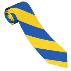 Wpamlrta Stilvolle Nationalflaggen-Krawatte für Herren, bequeme Krawatte für Vatertag, Geburtstagsgeschenk, Business, Urlaub, Flagge der Ukraine, Einheitsgröße von Wpamlrta