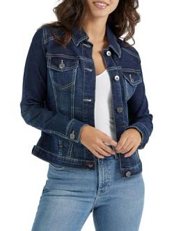 Wrangler Authentics Damen Stretch Jeansjacke, getrunken, M von Wrangler Authentics