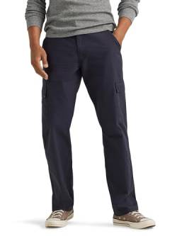 Wrangler Authentics Herren Cargohose aus Twill mit lockerer Passform (Logan) Lässige Hose, Navy Ripstop, 38W / 30L von Wrangler Authentics