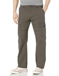 Wrangler Authentics Herren Cargohose mit lockerer Passform Lässige Hose, Braunoliv, 29W / 30L von Wrangler Authentics