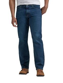 Wrangler Authentics Herren Classic Relaxed Fit Flexível de Ajuste ADO Clássico Jeans, Military Blue Flex (Blau), 34W / 32L von Wrangler Authentics