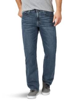 Wrangler Authentics Herren Comfort Flex Waist Relaxed Fit Jeans, Rauch, 40W / 36L von Wrangler Authentics