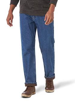 Wrangler Authentics Herren Five-Pocket-Jeans mit Fleece-Futter Lässige Hose, Stonewash, 30W / 32L von Wrangler Authentics