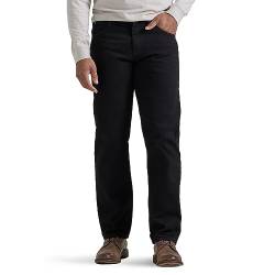 Wrangler Authentics Herren Klassische Baumwolljeans mit 5 Taschen und lockerer Passform Jeans, Schwarz, 32W / 28L von Wrangler Authentics