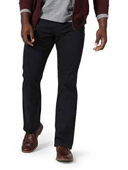 Wrangler Authentics Herren Men's Straight Fit Twill Pant Unterhose, Caviar, 34W / 30L von Wrangler Authentics