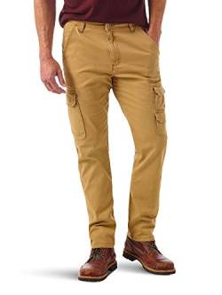 Wrangler Authentics Herren Regular Tapered Cargo Hose, Gebürstete Mandel, 40W / 32L von Wrangler Authentics