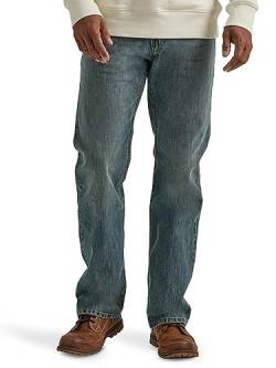 Wrangler Authentics Herren Relaxed Fit Boot Cut Jeans, Getönter Mittelschatt., 32W / 34L EU von Wrangler Authentics