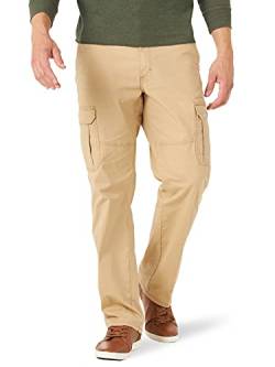 Wrangler Authentics Herren Relaxed Fit Stretch Cargo Pant Lssige Hose, Travertin Ripstop, 30W / 30L von Wrangler Authentics